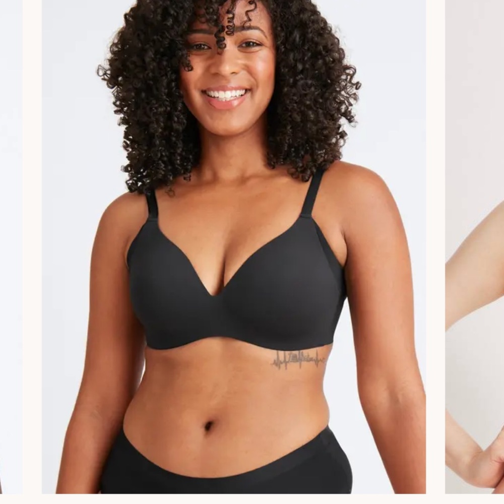 Knix Wingwoman contour bra black size 4 32C; 34C; 32D; 34D